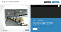 Desktop Screenshot of pledgeinternational.com